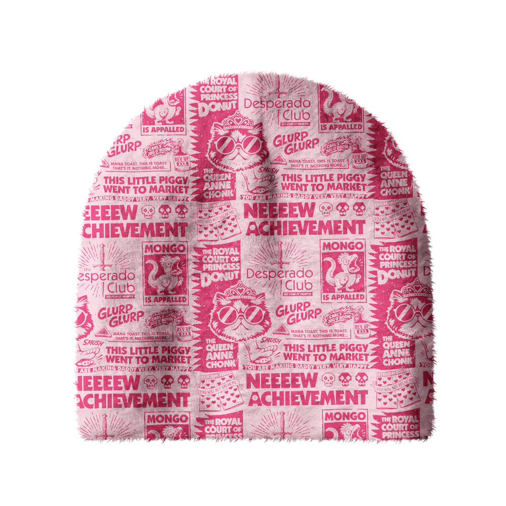 Pagewings Sci-Fi Book Lover Knit Patterned Beanie