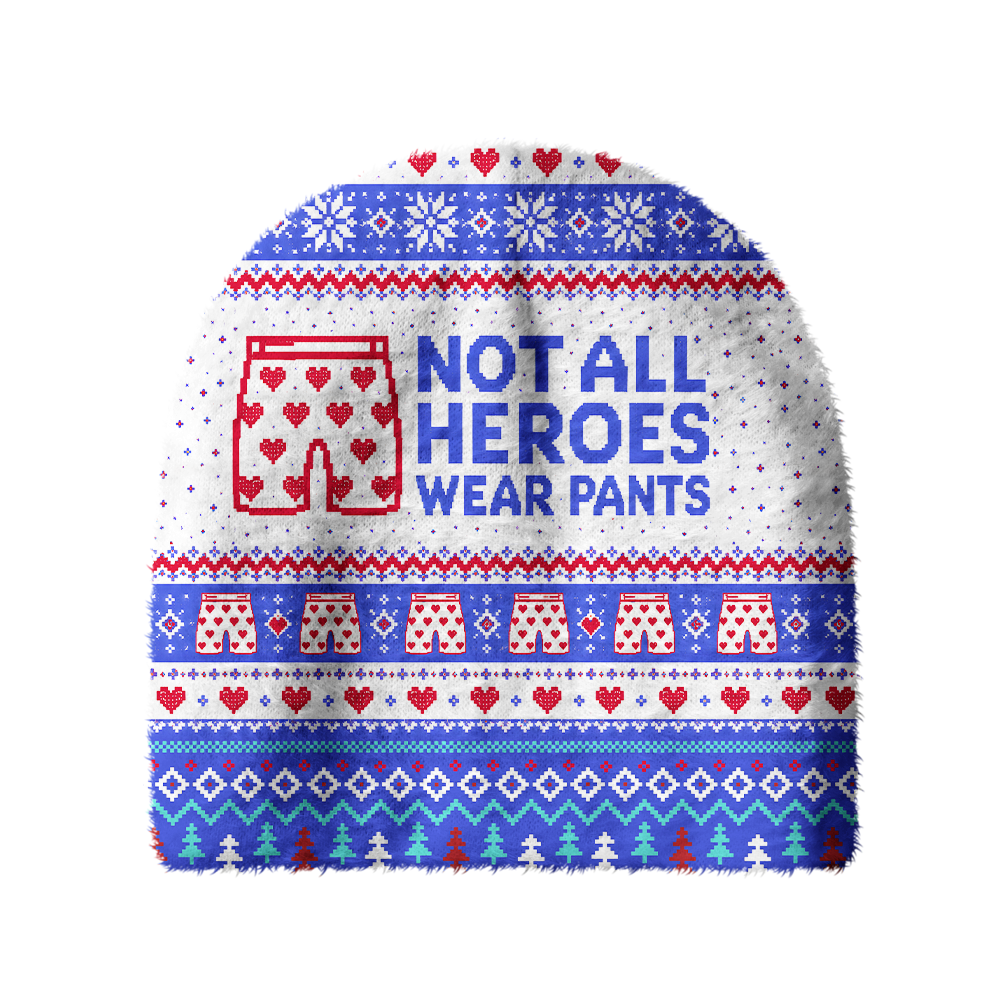 Pagewings Sci-Fi Book Lover Knit Patterned Beanie