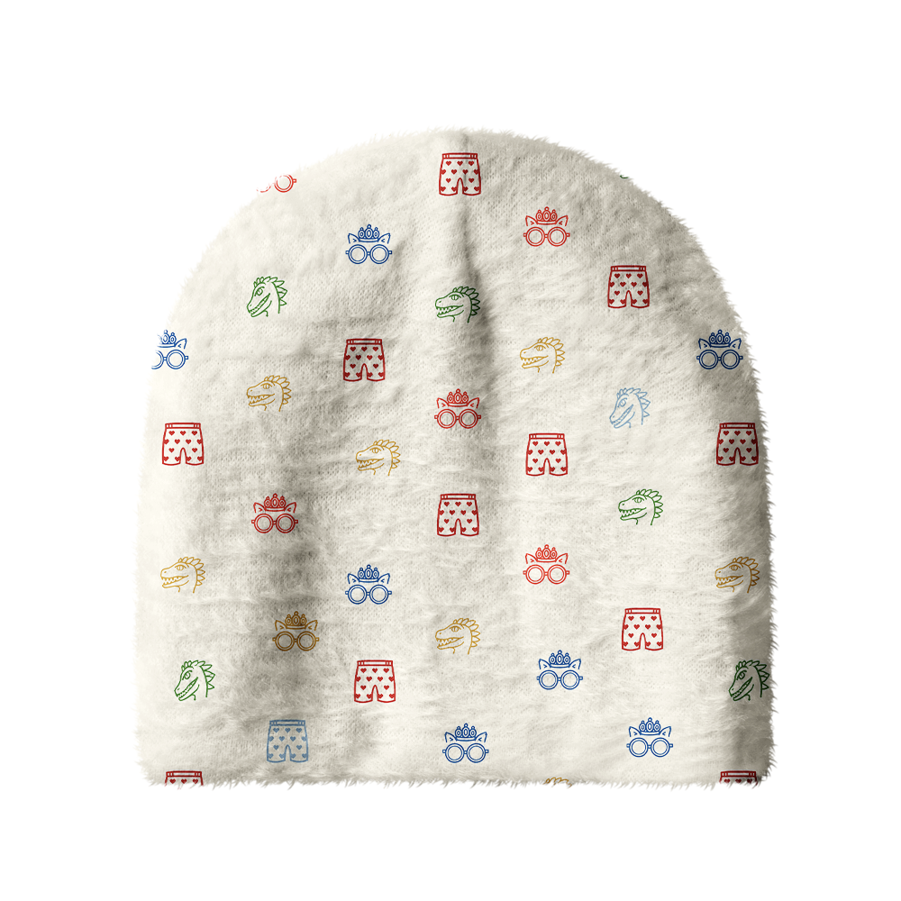 Pagewings Sci-Fi Book Lover Knit Patterned Beanie