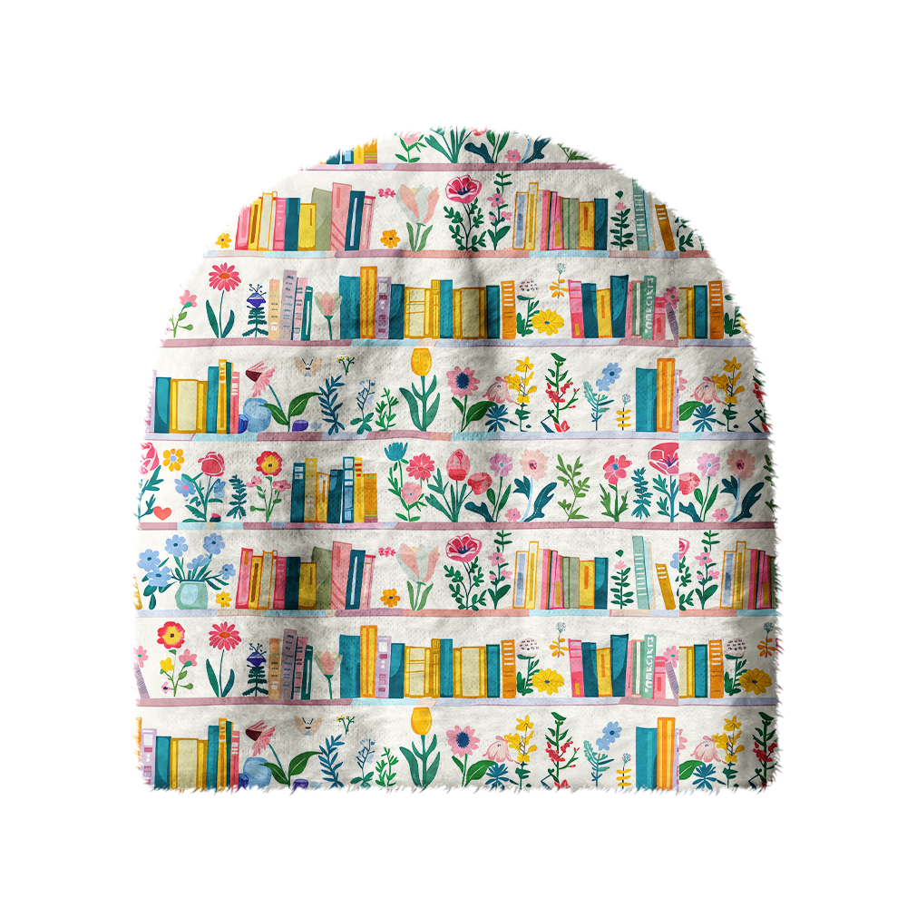Pagewings Bookish Vibe Knit Patterned Beanie