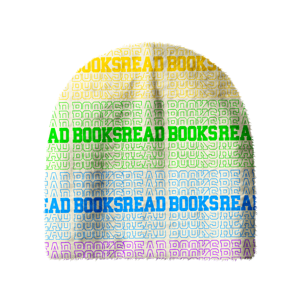 Pagewings Bookish Vibe Knit Patterned Beanie