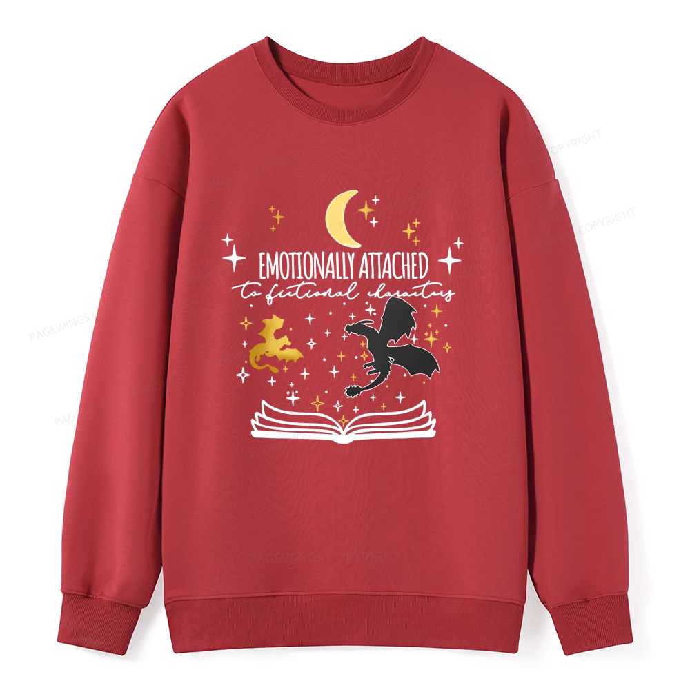 Pagewings Fourth Wing Dragon Unisex Classic Sweatshirt