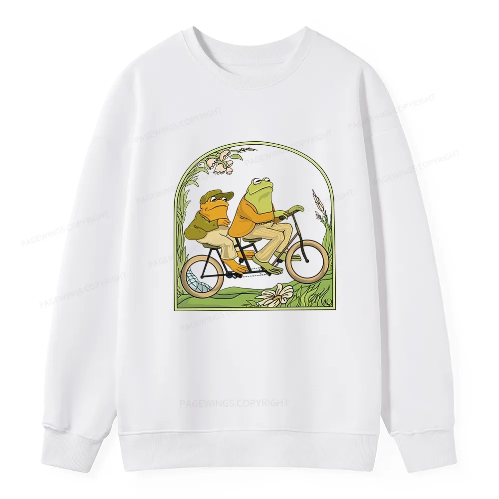 Pagewings Frog And Toad Book Vintage Unisex Classic Sweatshirt