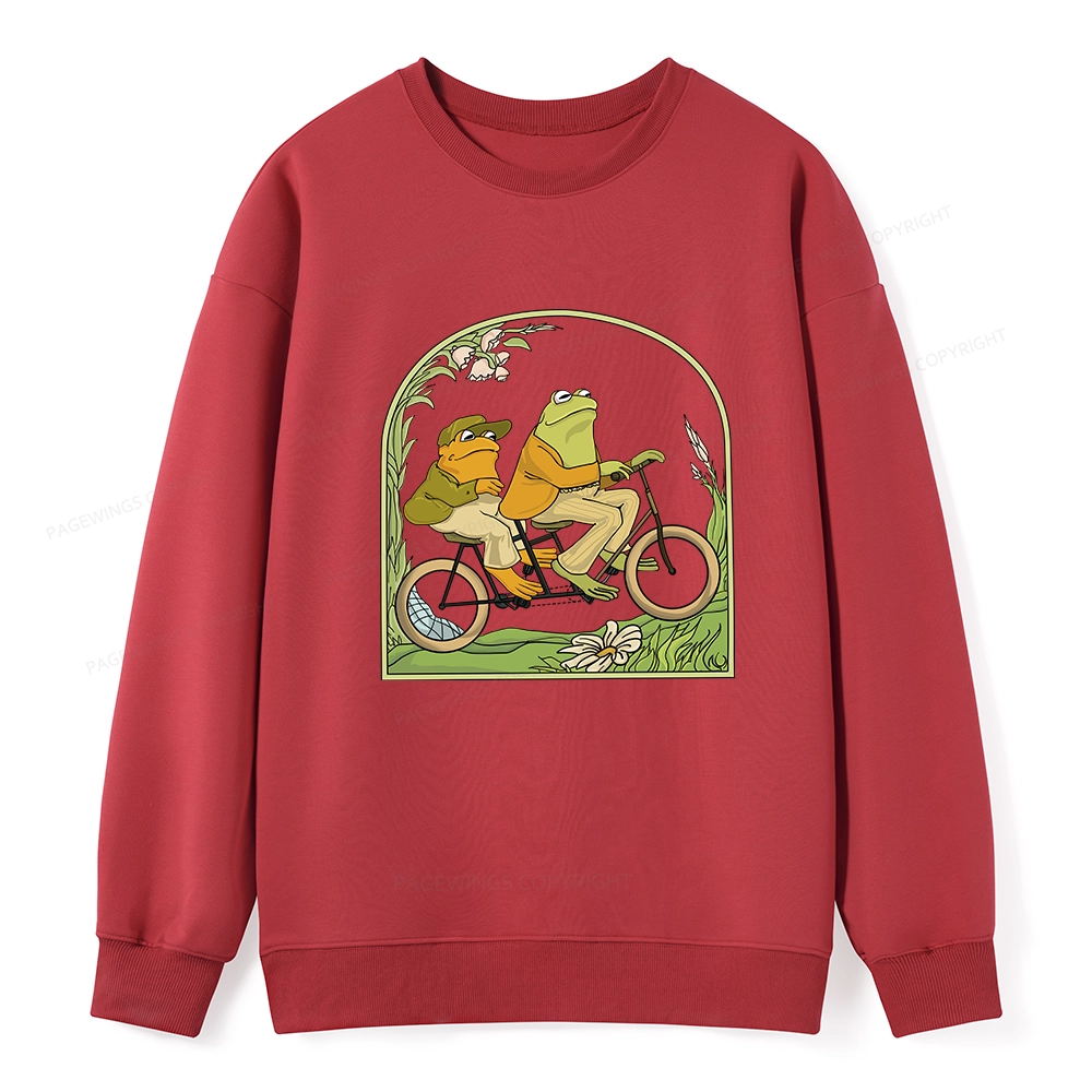 Pagewings Frog And Toad Book Vintage Unisex Classic Sweatshirt