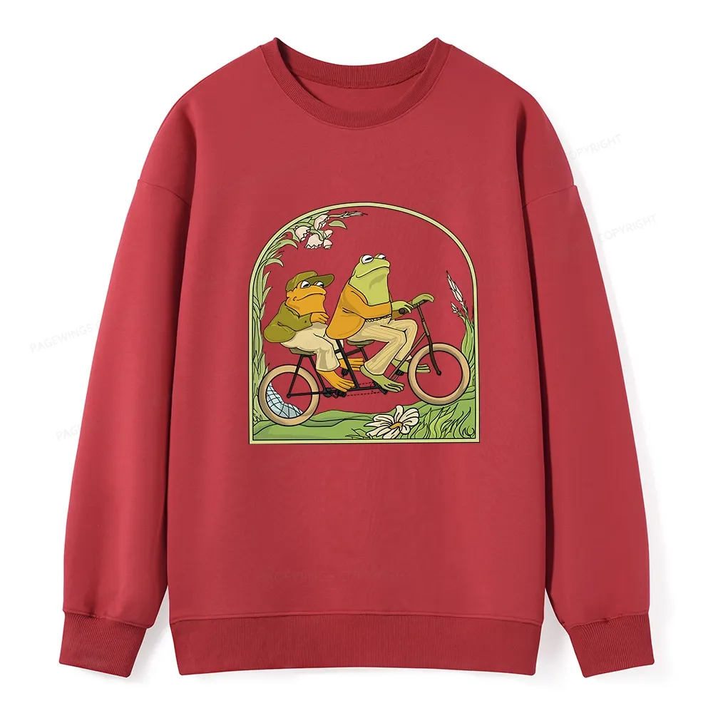 Pagewings Frog And Toad Book Vintage Unisex Classic Sweatshirt