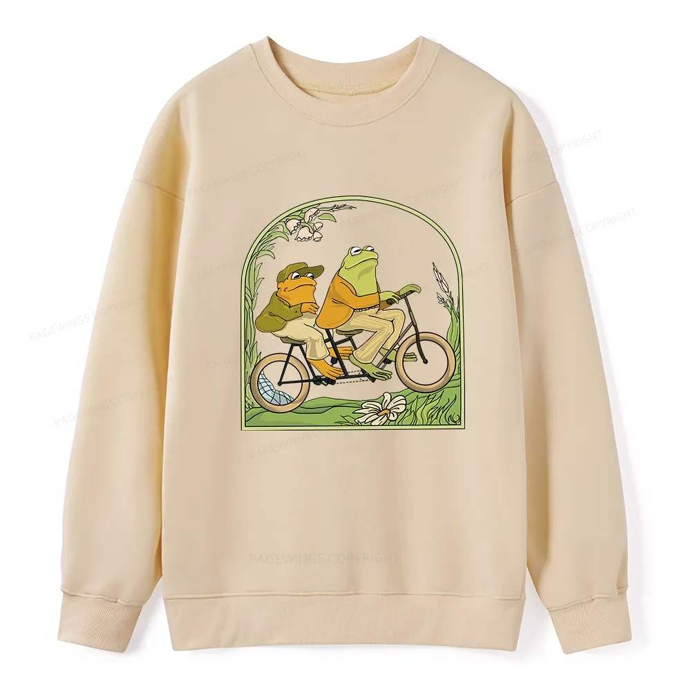 Pagewings Frog And Toad Book Vintage Unisex Classic Sweatshirt