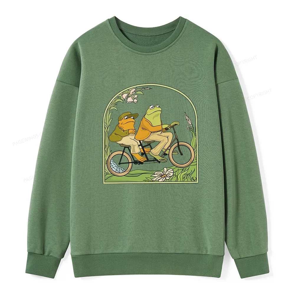 Pagewings Frog And Toad Book Vintage Unisex Classic Sweatshirt