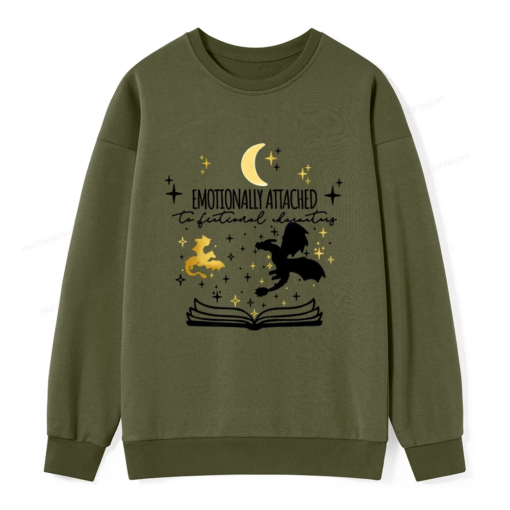 Pagewings Fourth Wing Dragon Unisex Classic Sweatshirt