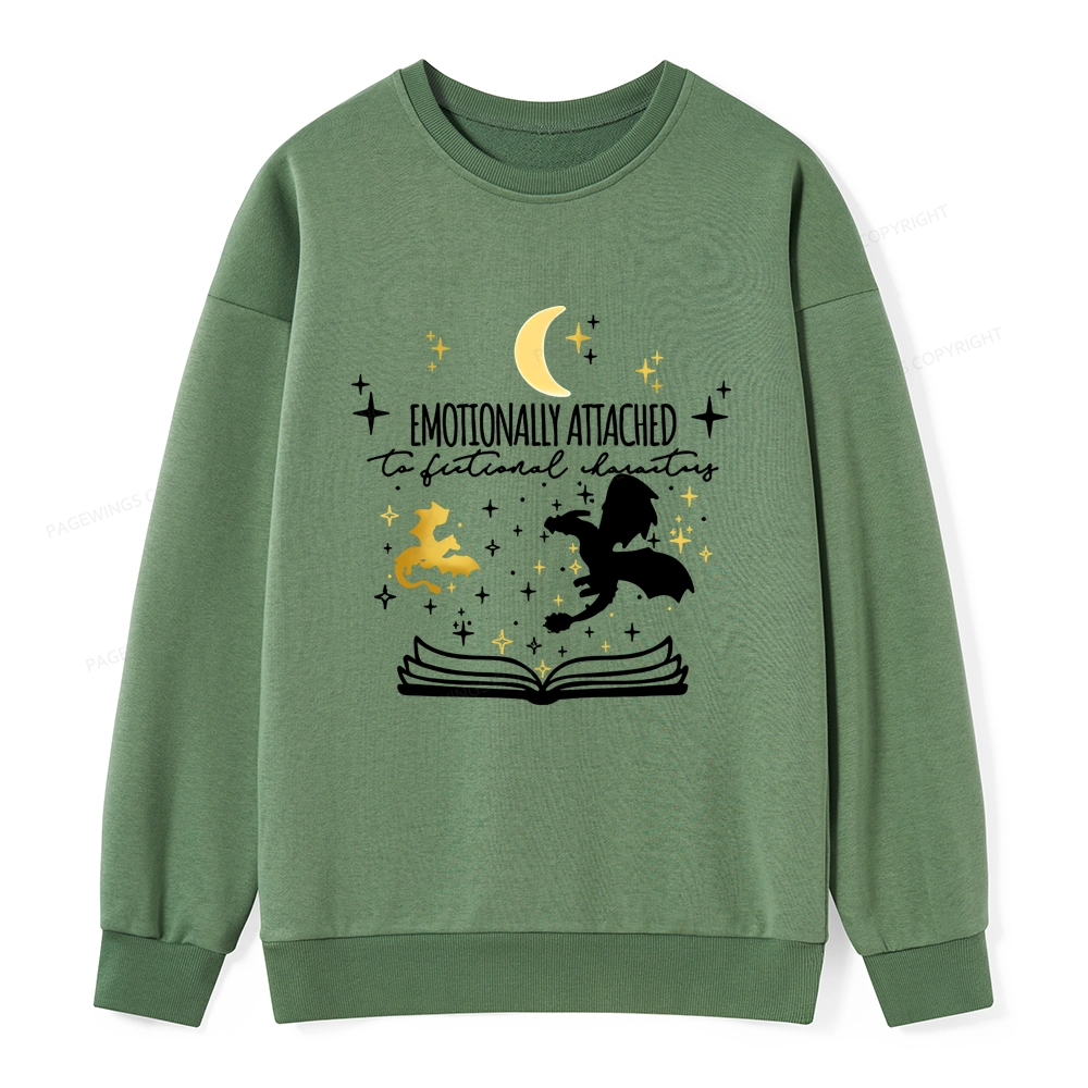 Pagewings Fourth Wing Dragon Unisex Classic Sweatshirt