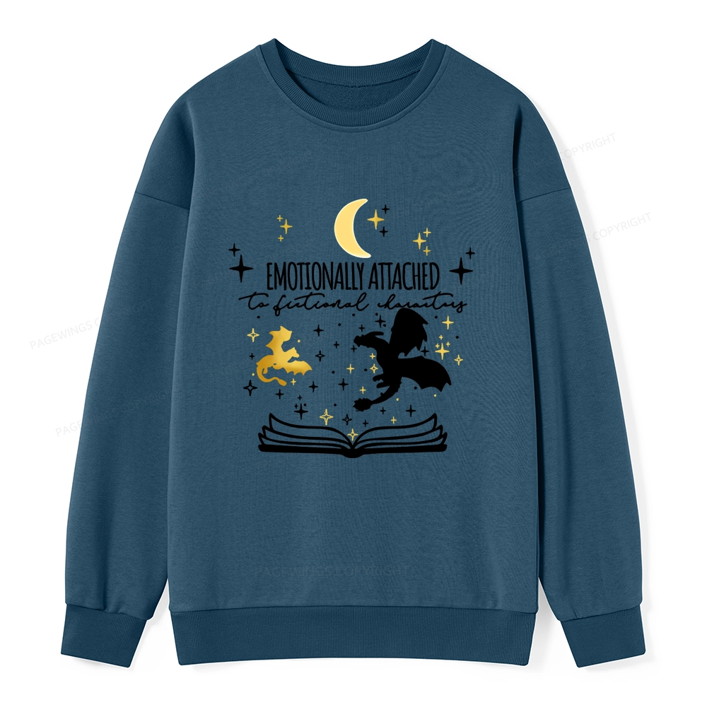 Pagewings Fourth Wing Dragon Unisex Classic Sweatshirt