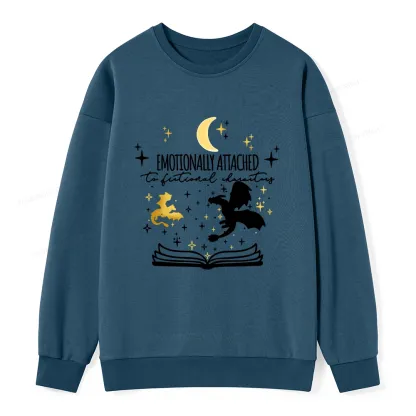 Pagewings Fourth Wing Dragon Unisex Classic Sweatshirt