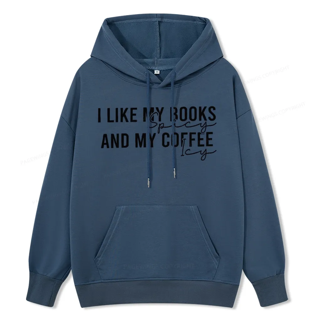 Pagewings I Like My Books And My Coffee Unisex Classic Hoodie