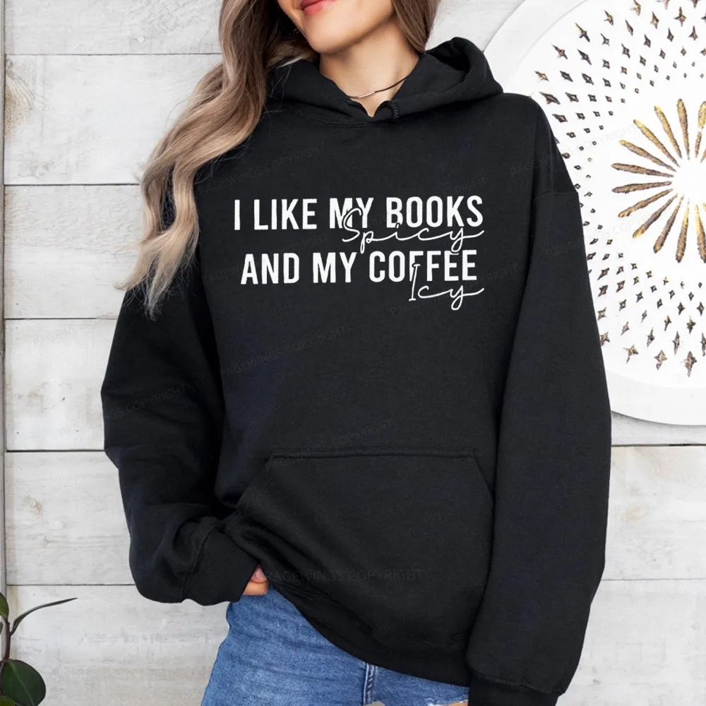 Pagewings I Like My Books And My Coffee Unisex Classic Hoodie