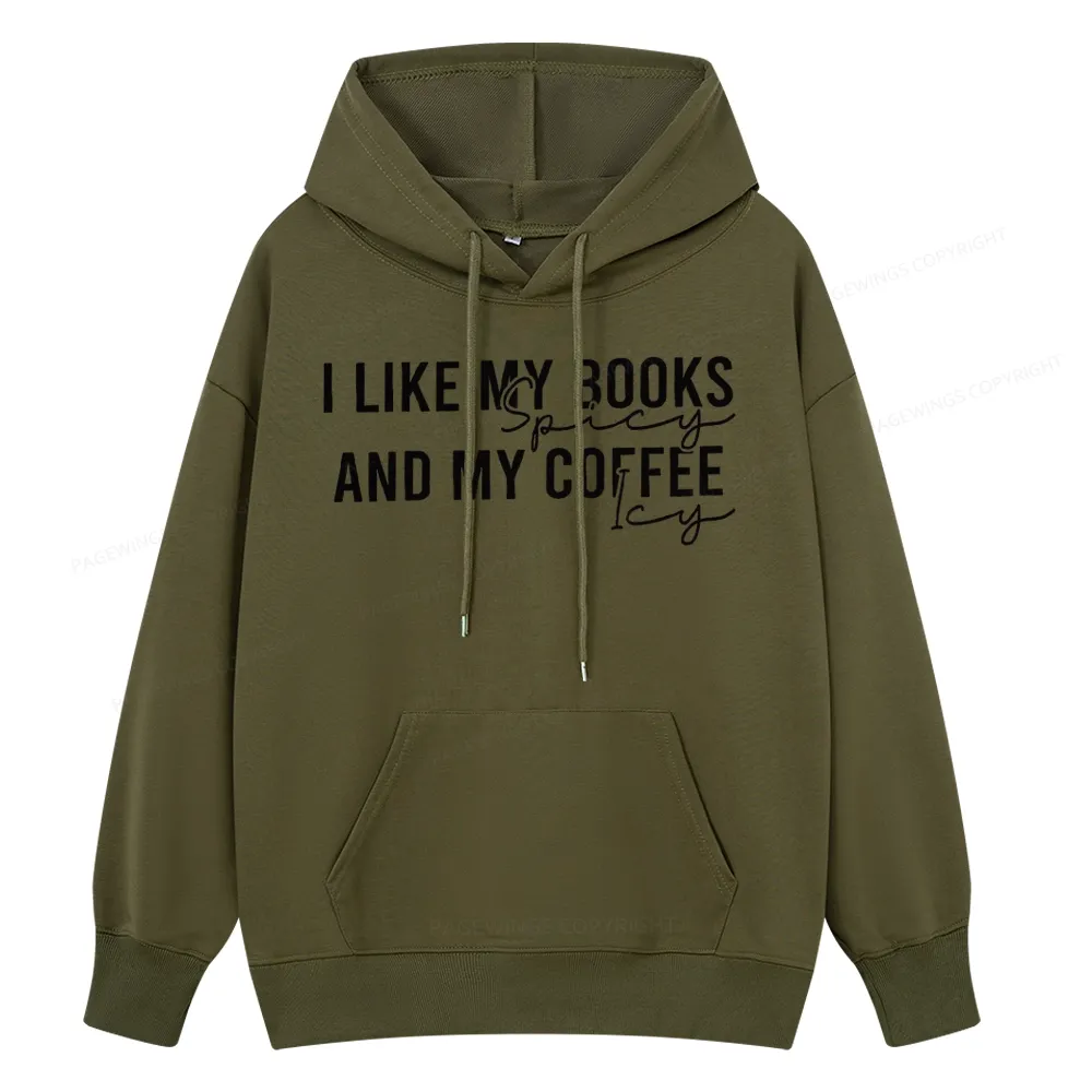 Pagewings I Like My Books And My Coffee Unisex Classic Hoodie