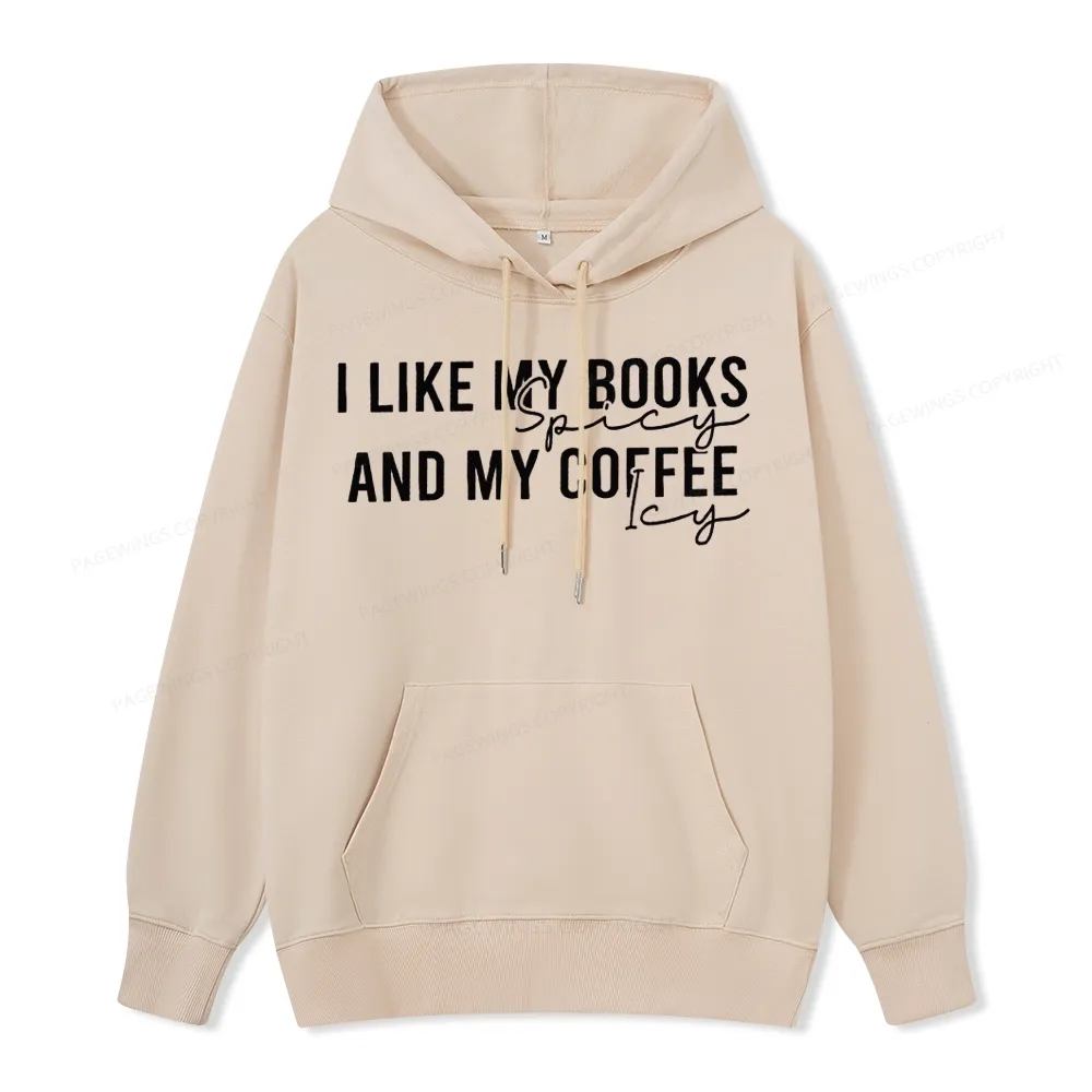 Pagewings I Like My Books And My Coffee Unisex Classic Hoodie