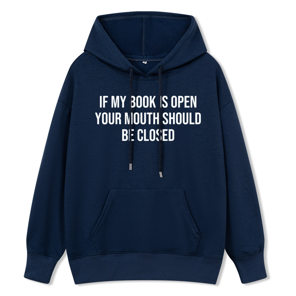 Pagewings Your Mouth Should Be Closed  Unisex Classic Hoodie