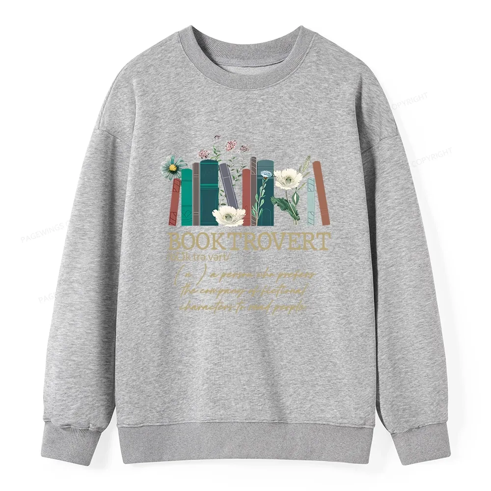 Pagewings Booktrovert Unisex Classic Sweatshirt