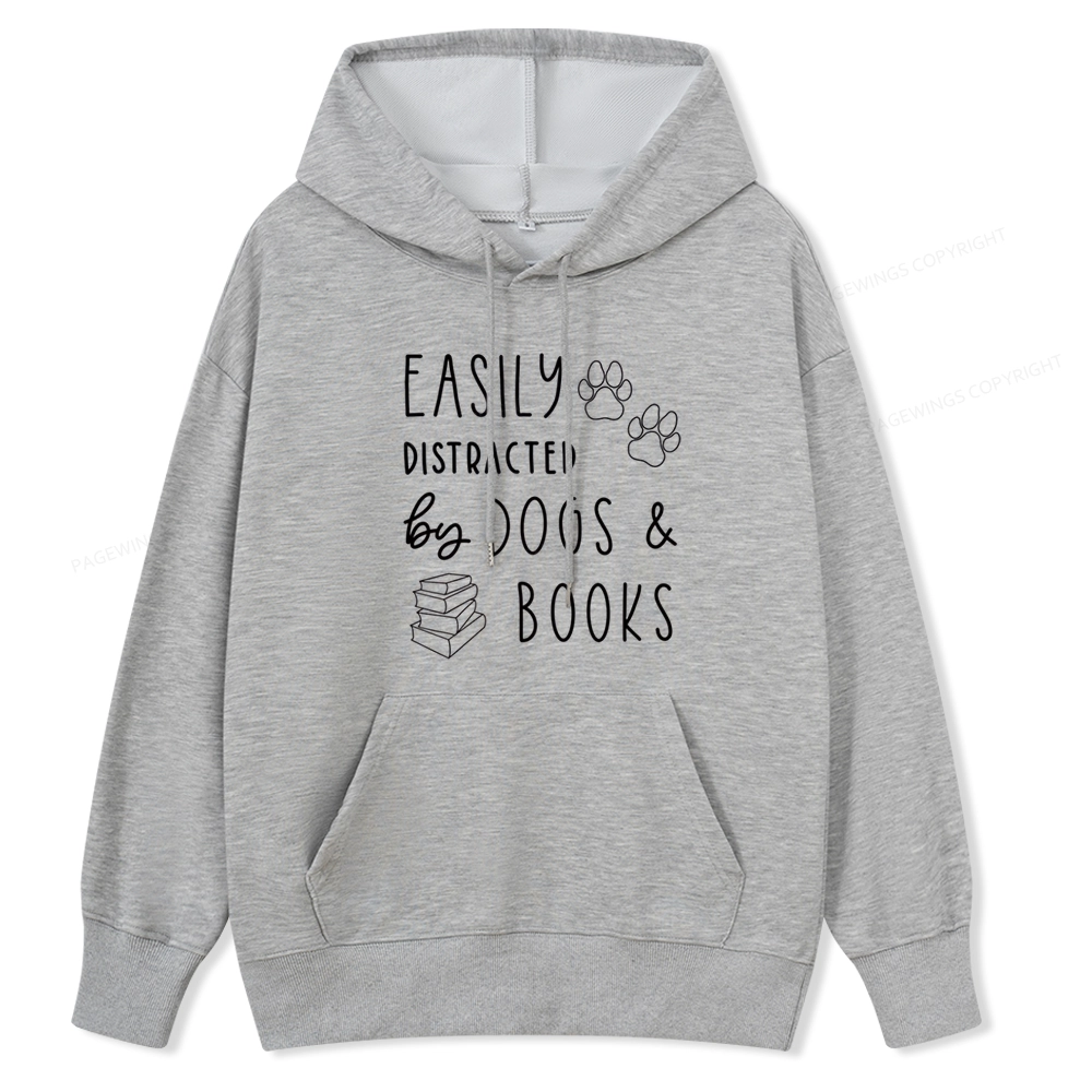 Pagewings Dogs And Books Unisex Classic Hoodie