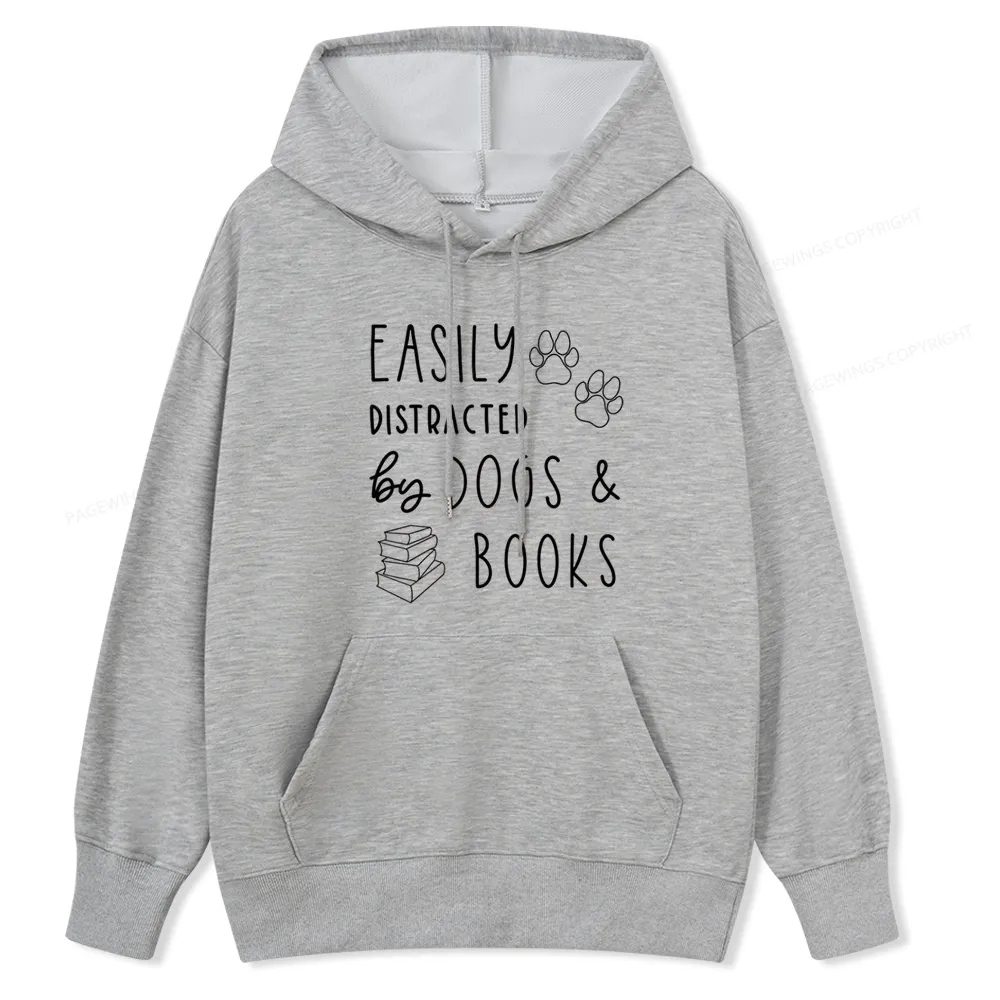 Pagewings Dogs And Books Unisex Classic Hoodie