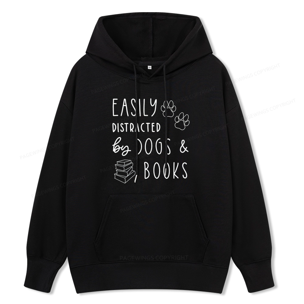 Pagewings Dogs And Books Unisex Classic Hoodie