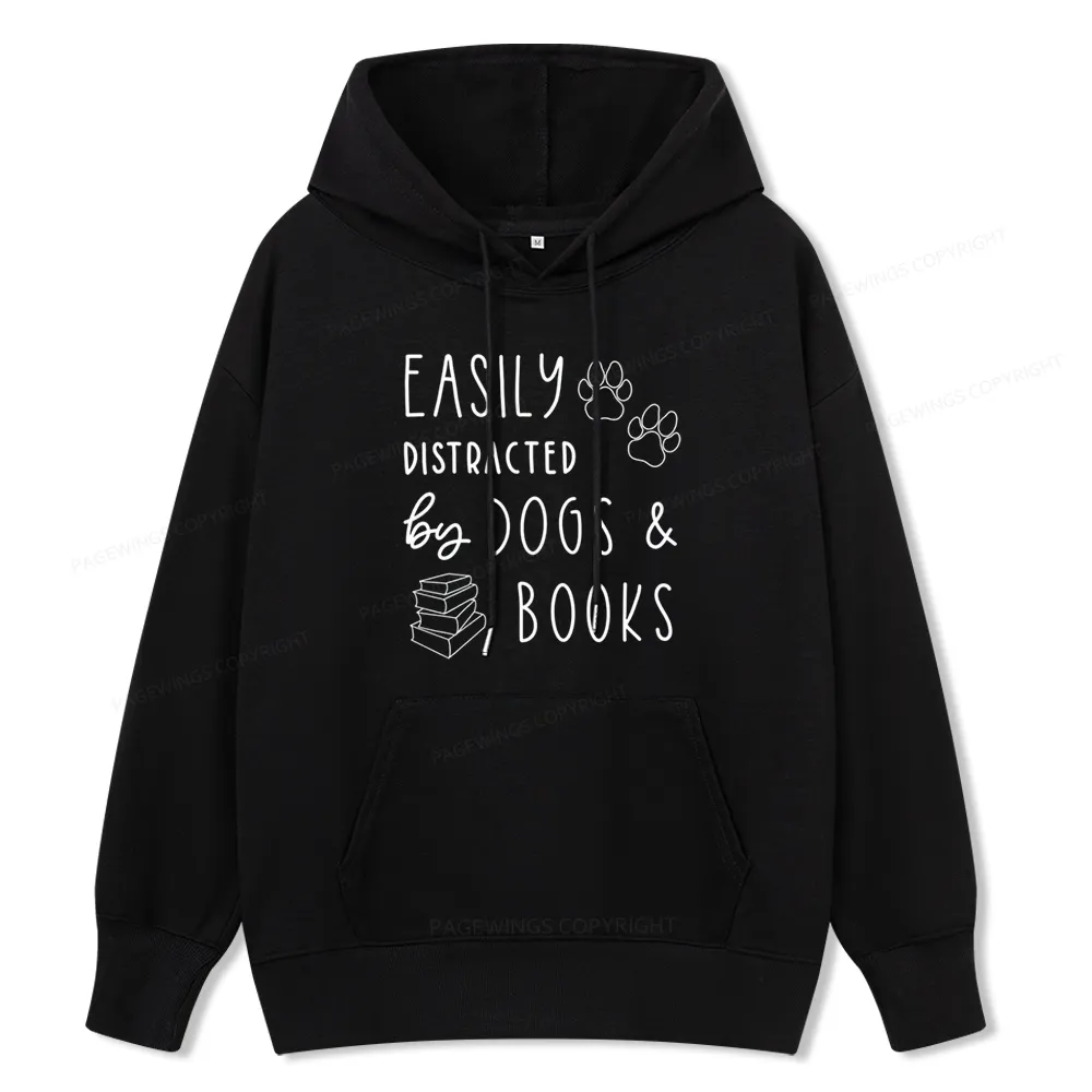 Pagewings Dogs And Books Unisex Classic Hoodie