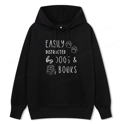 Pagewings Dogs And Books Unisex Classic Hoodie
