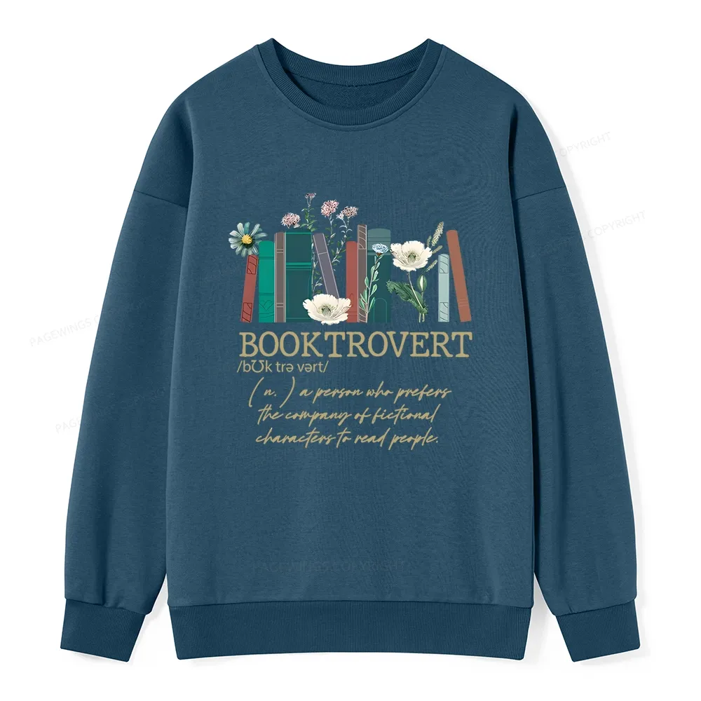 Pagewings Booktrovert Unisex Classic Sweatshirt