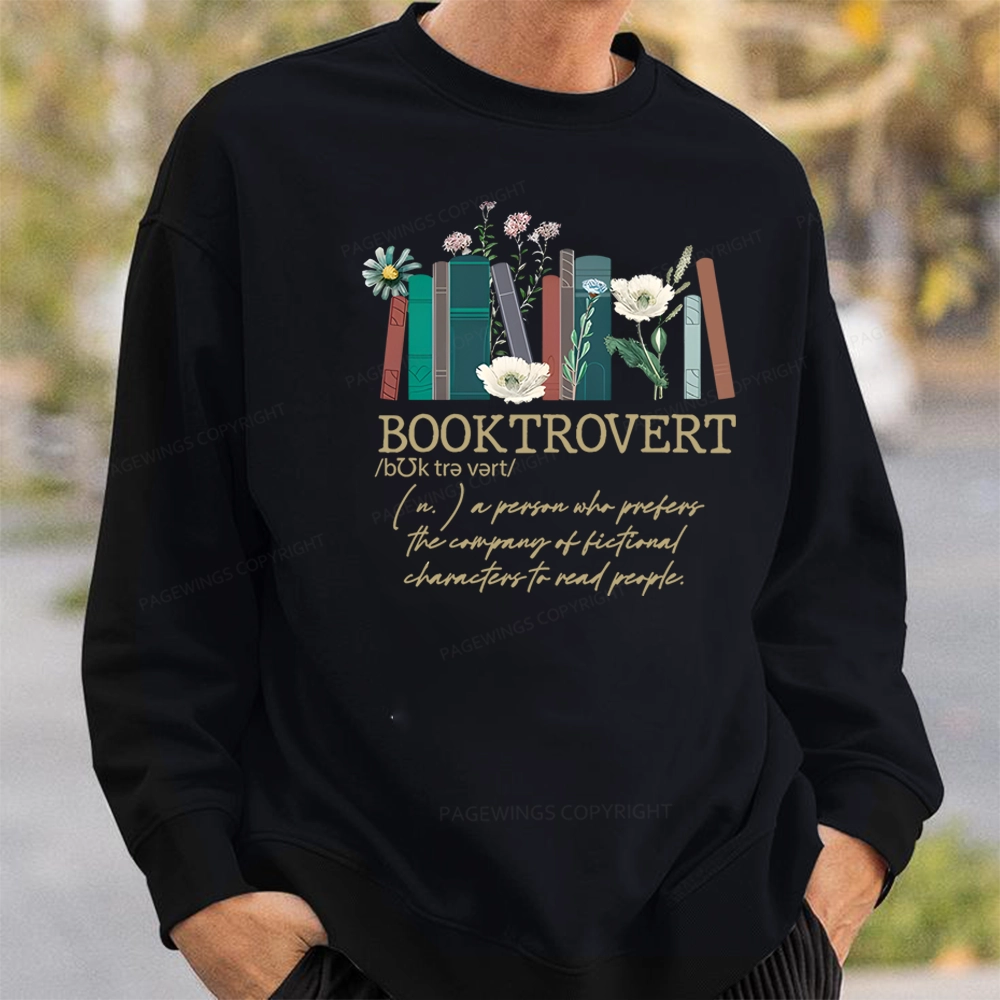 Pagewings Booktrovert Unisex Classic Sweatshirt