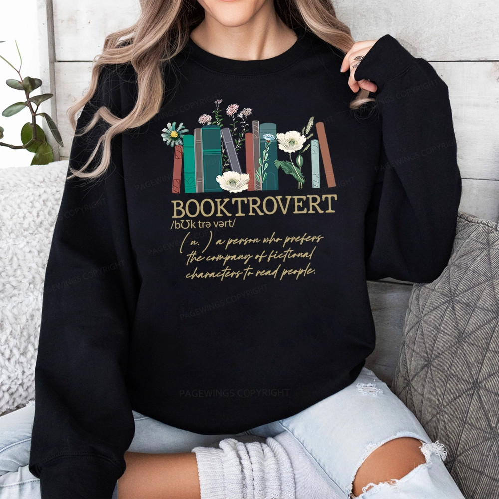 Pagewings Booktrovert Unisex Classic Sweatshirt