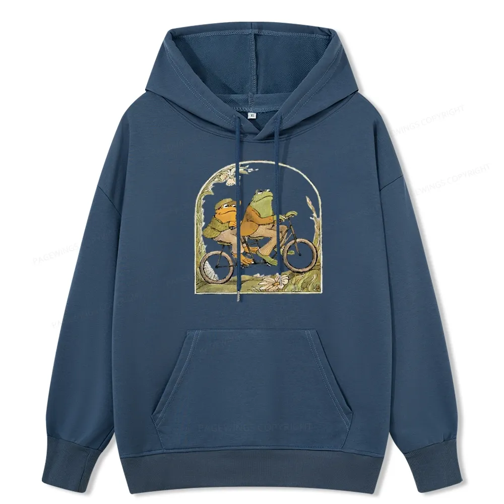 Pagewings Frog And Toad Book Vintage Unisex Classic Hoodie