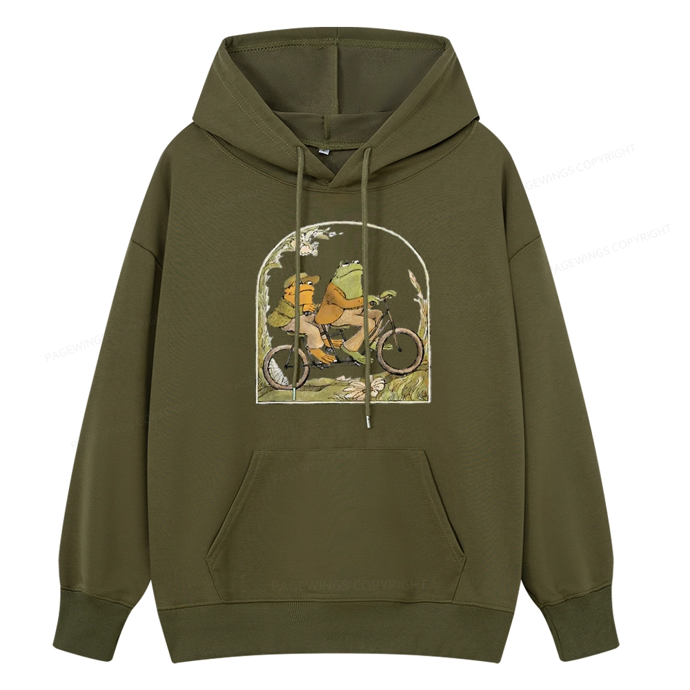 Pagewings Frog And Toad Book Vintage Unisex Classic Hoodie