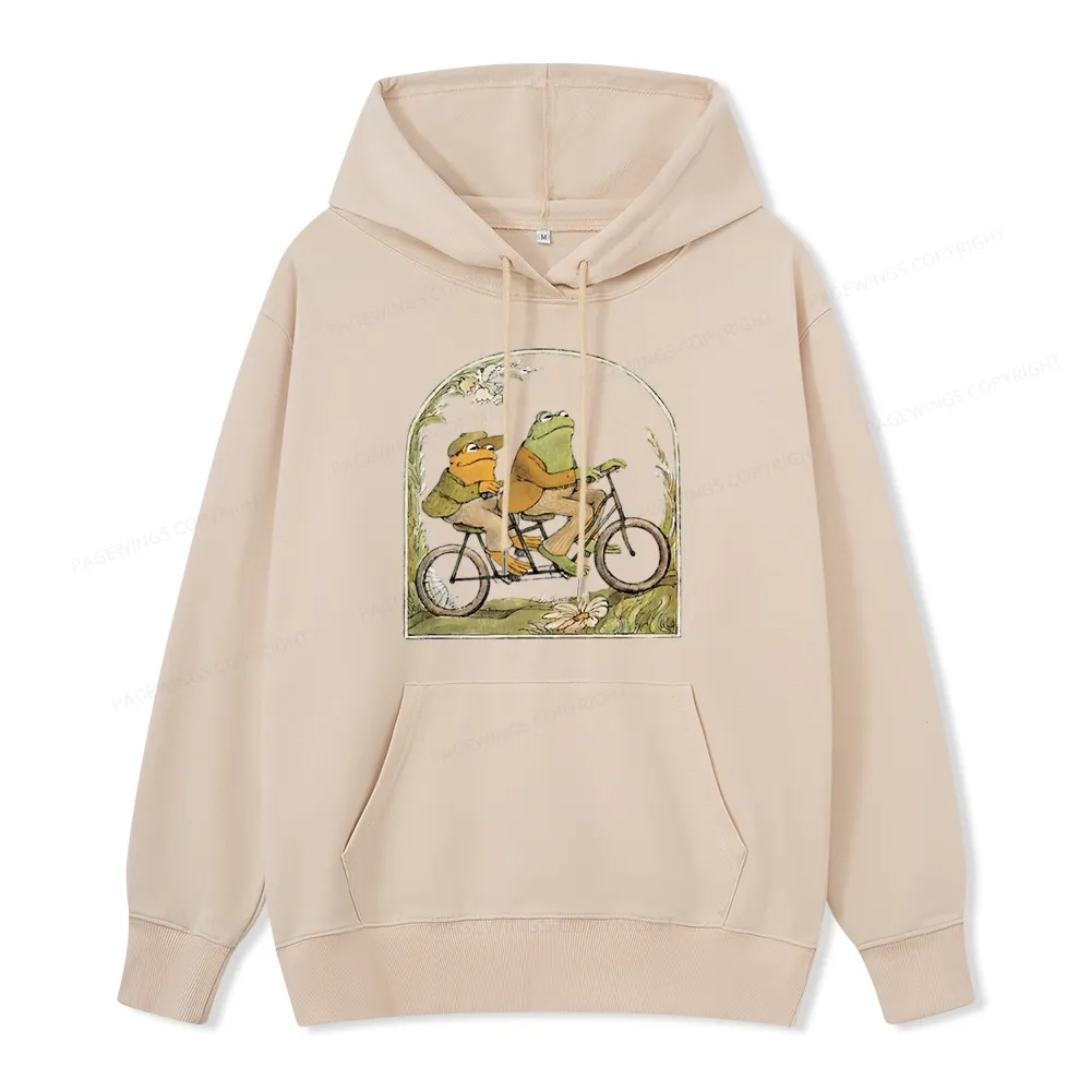 Pagewings Frog And Toad Book Vintage Unisex Classic Hoodie