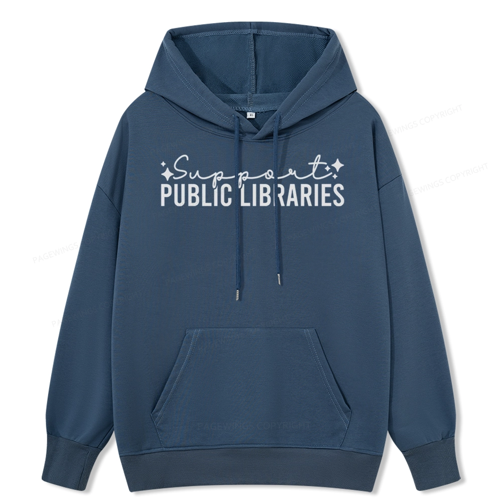 Pagewings Public Libraries Unisex Classic Hoodie