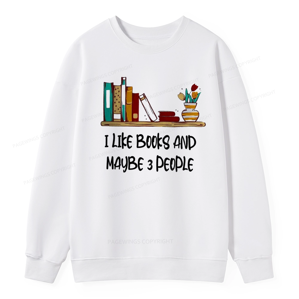 Pagewings  I Like Books World Unisex Classic Sweatshirt