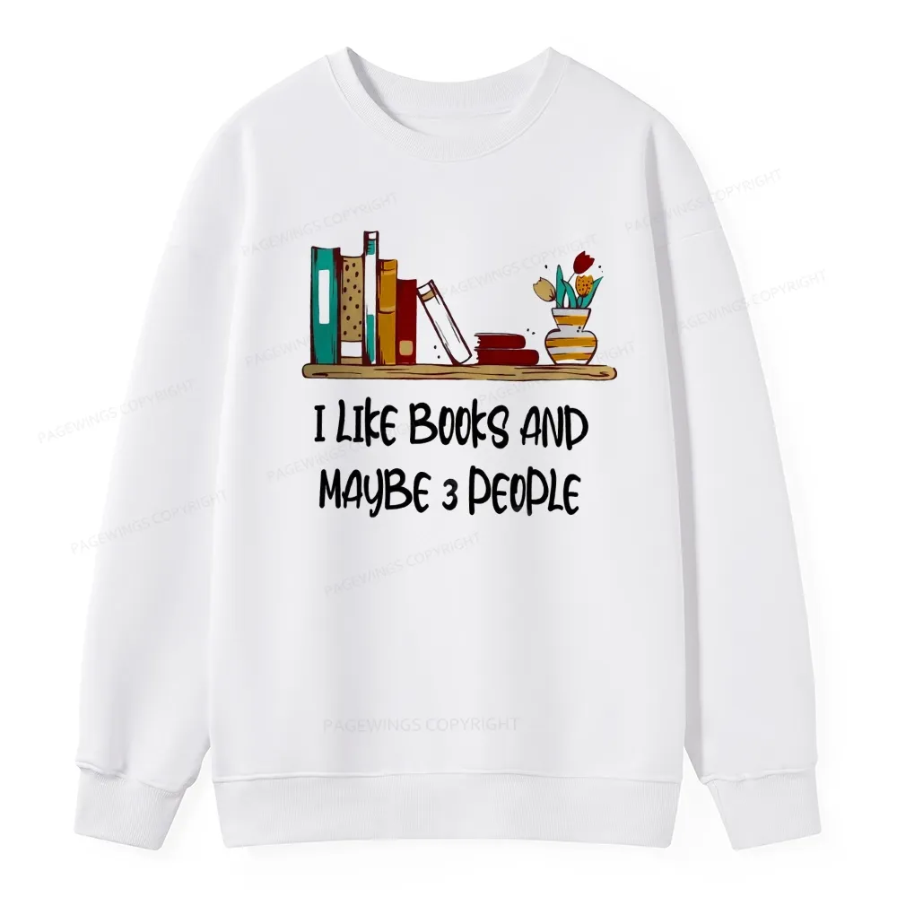 Pagewings  I Like Books World Unisex Classic Sweatshirt