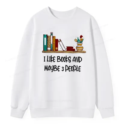 Pagewings  I Like Books World Unisex Classic Sweatshirt
