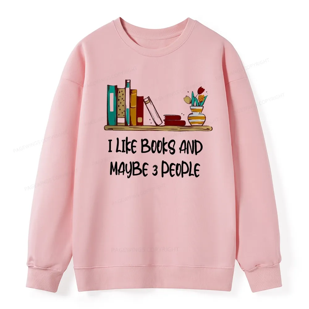 Pagewings  I Like Books World Unisex Classic Sweatshirt