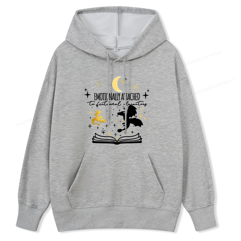 Pagewings Fourth Wing Dragon Unisex Classic Hoodie