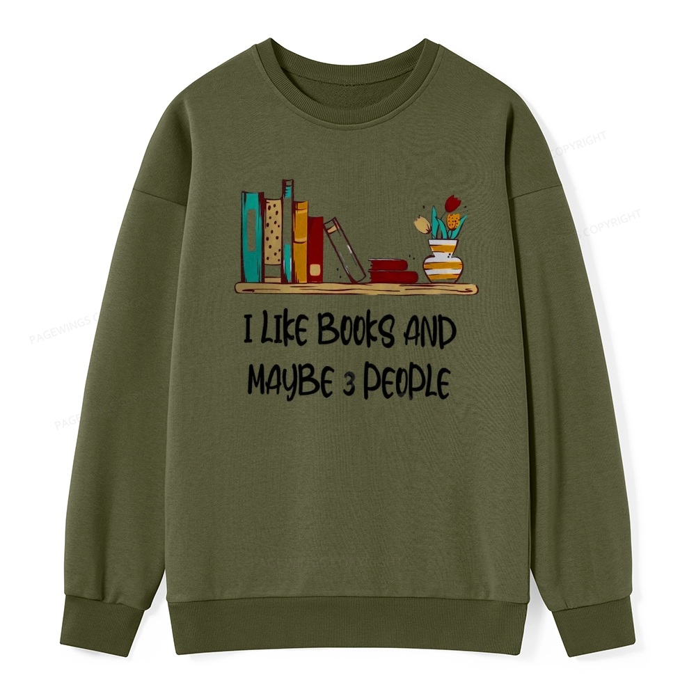 Pagewings  I Like Books World Unisex Classic Sweatshirt