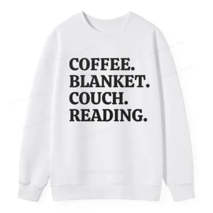 Pagewings Coffee Blanket Couch Reading Unisex Classic Sweatshirt