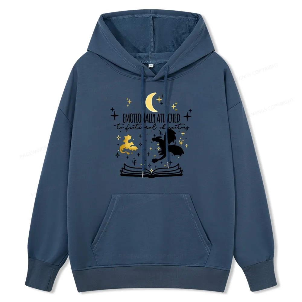 Pagewings Fourth Wing Dragon Unisex Classic Hoodie