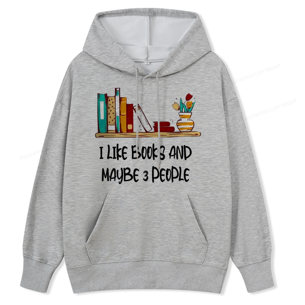 Pagewings  I Like Books World Unisex Classic Hoodie