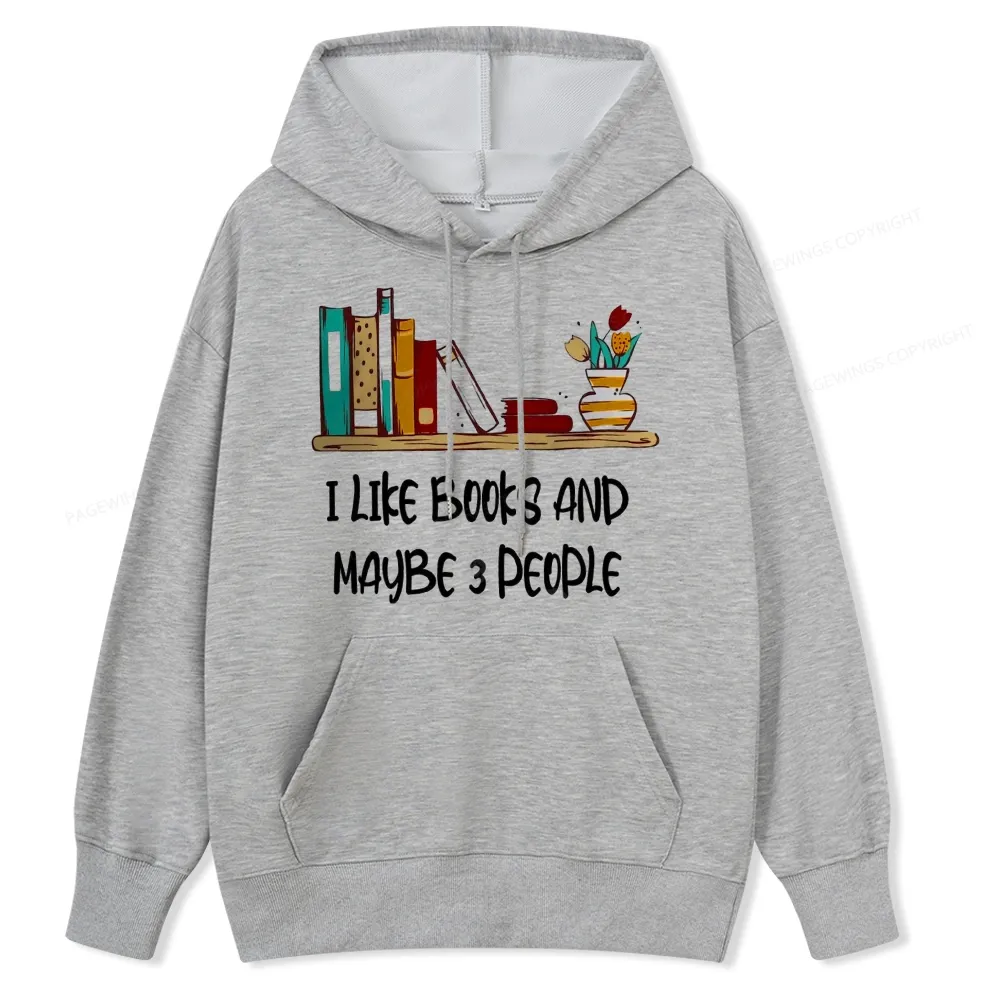Pagewings  I Like Books World Unisex Classic Hoodie