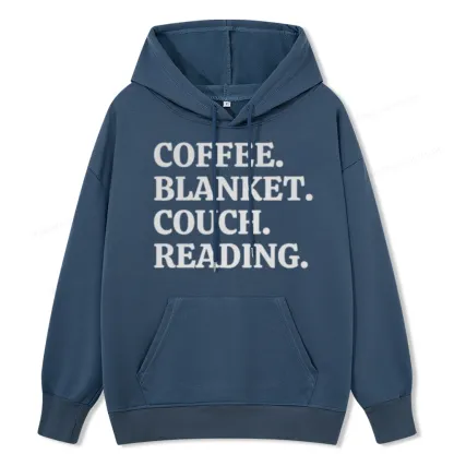 Pagewings Coffee Blanket Couch Reading Unisex Classic Hoodie