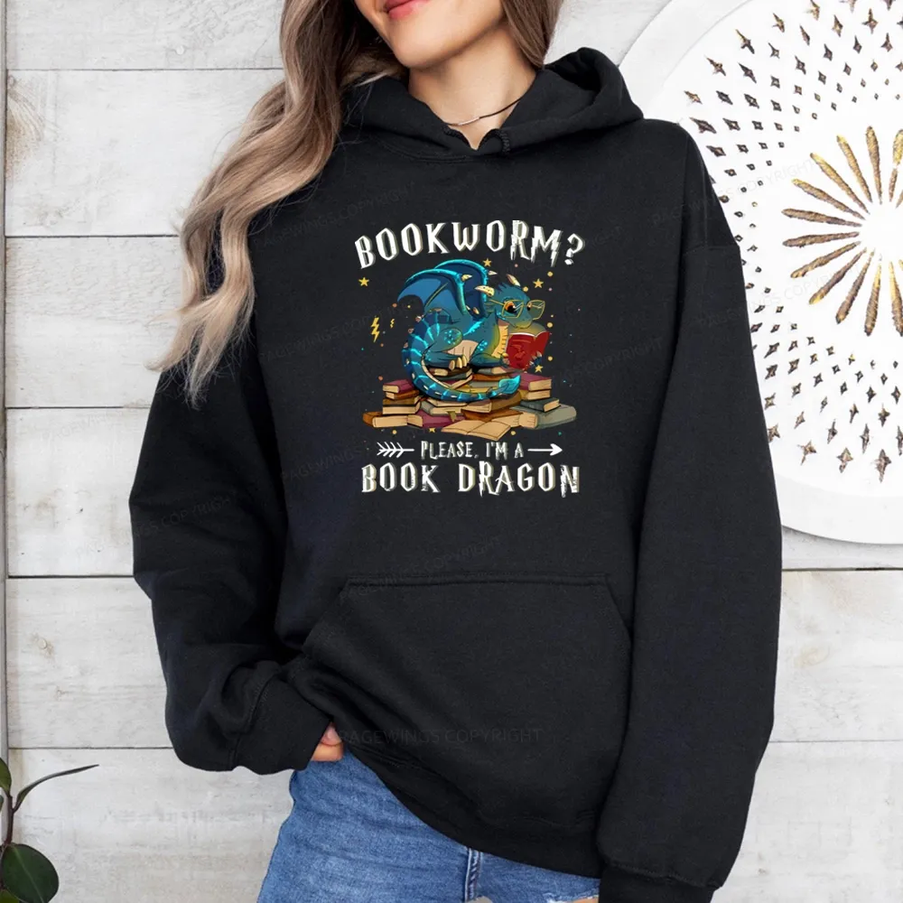 Pagewings Dragon Book Unisex Classic Hoodie