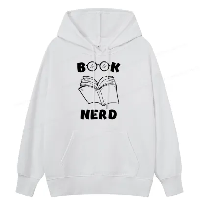 Pagewings Book Nerd Funny Book Unisex Classic Hoodie