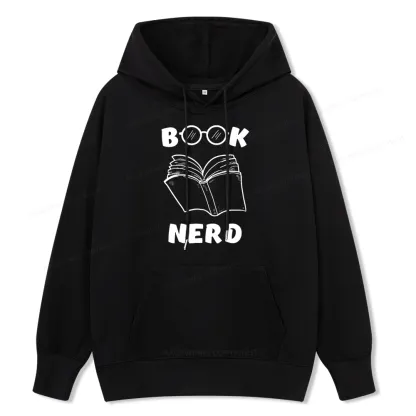 Pagewings Book Nerd Funny Book Unisex Classic Hoodie