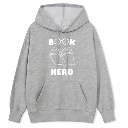 Pagewings Book Nerd Funny Book Unisex Classic Hoodie