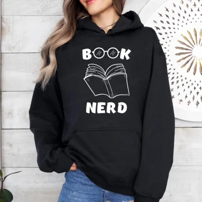 Pagewings Book Nerd Funny Book Unisex Classic Hoodie