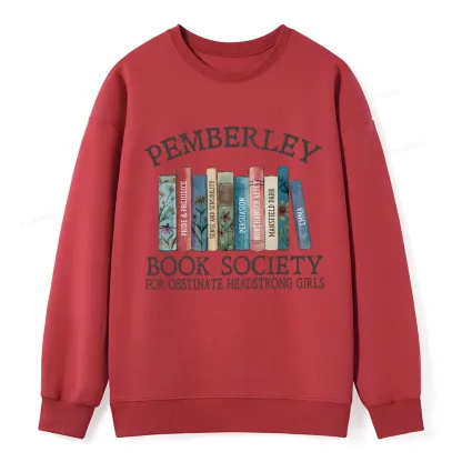 Pagewings Pemberley Book Society Unisex Classic Sweatshirt